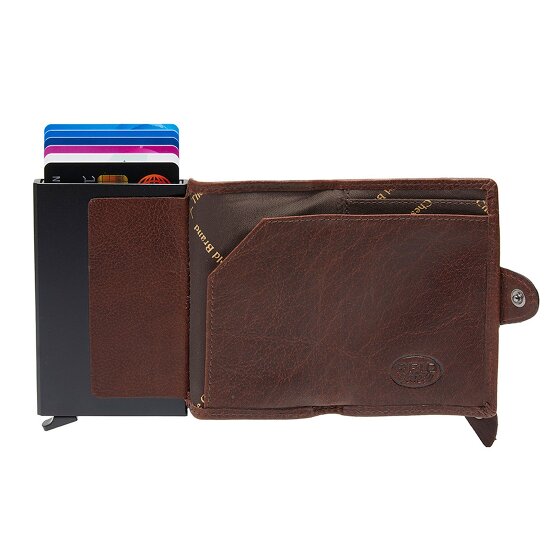 The Chesterfield Brand Baldwin Credit card case RFID protection Genuine Leather 6.5 cm