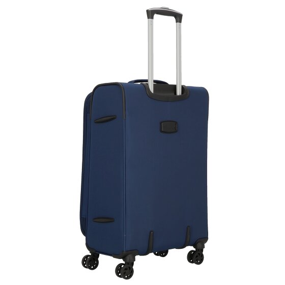 d&n Travel Line 6704 4 Roll Suitcase Set 3pcs.
