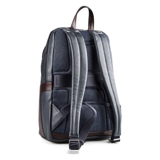 Piquadro Daypack Genuine Leather 39 cm Laptop compartment