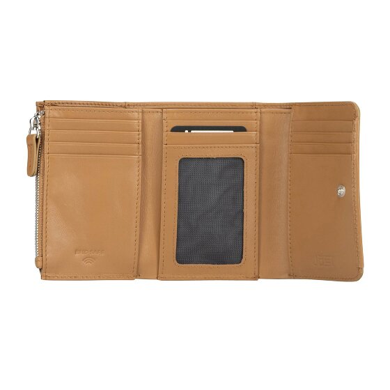 Jost Arva Wallet RFID protection Genuine Leather 12 cm