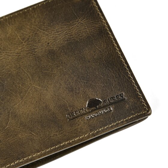 Greenburry Newport Wallet RFID protection Genuine Leather 12 cm