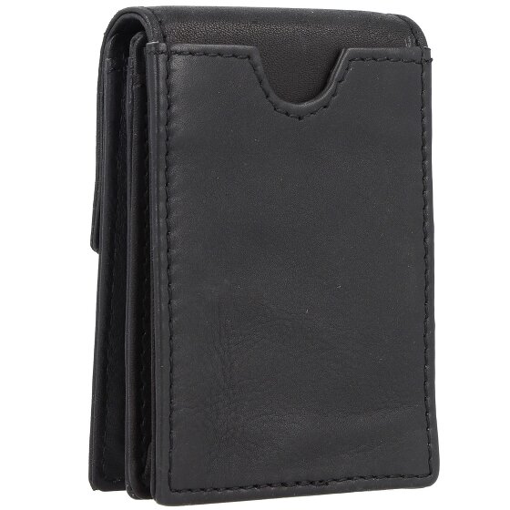 Greenland Nature Black Nappa wallet RFID leather 7 cm