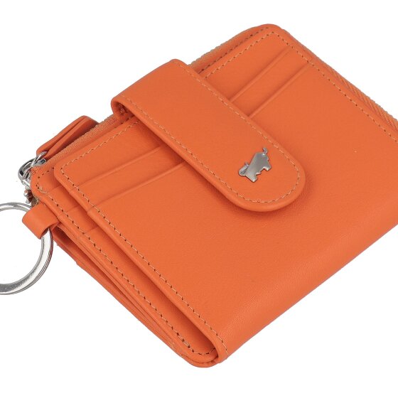 Braun Büffel Joy Credit card case RFID protection Leather 11 cm
