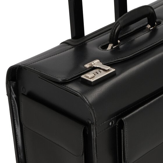 Dermata 2 wheels Pilot trolley Leather 39 cm Dermata 2 wheels Pilot trolley Leather 39 cm