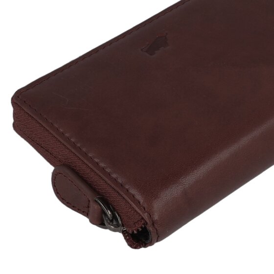 Braun Büffel Arezzo Credit card case RFID protection Leather 11.5 cm