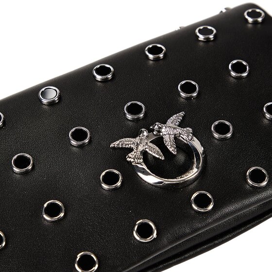 PINKO Love Click Clutch bag Genuine Leather 20 cm