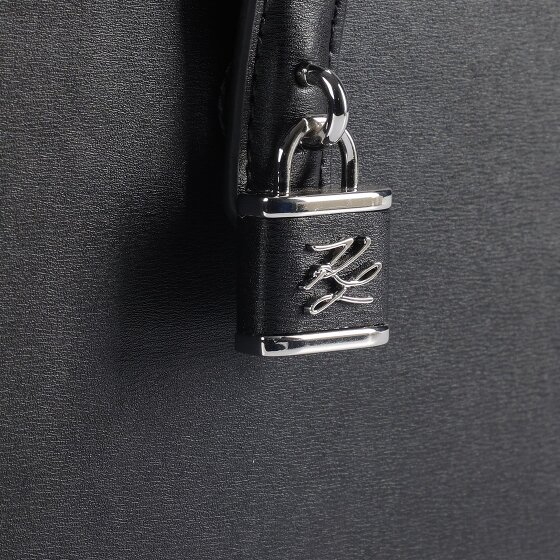 Karl Lagerfeld Autograph Mini Bag Handbag Genuine Leather 17.5 cm