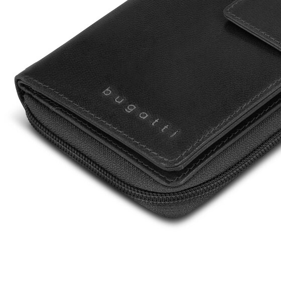 Bugatti Valencia Wallet RFID protection Leather 10 cm
