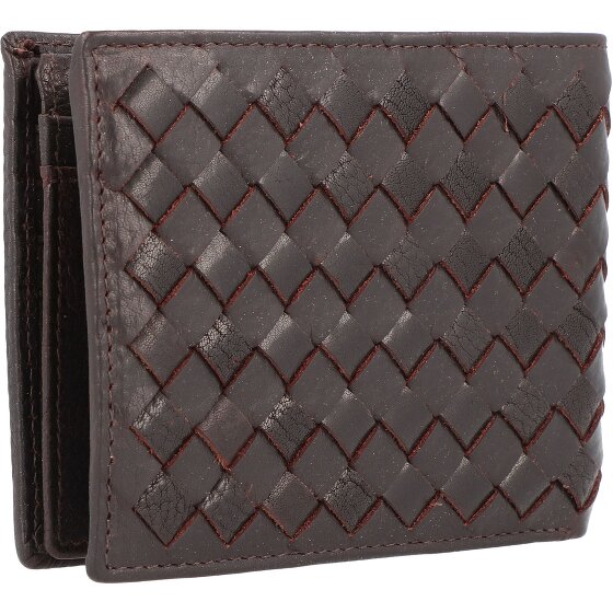 Bugatti Woven wallet leather 13 cm