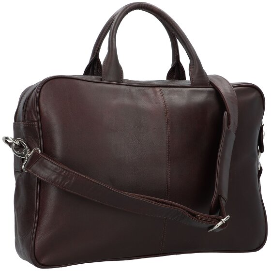 Dermata Briefcase leather 40 cm laptop compartment