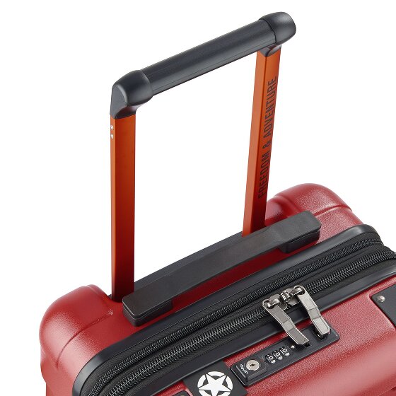 Jeep JH002B 4 wheels Cabin trolley XL 55 cm with expansion pleat