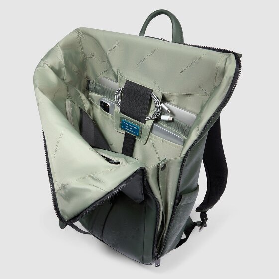 Piquadro Than Business backpack Leather 46 cm Laptop compartment