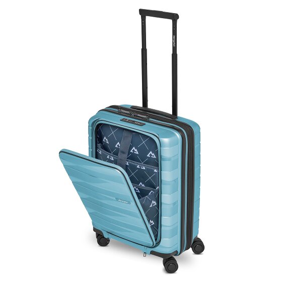 Bergpfeil Travel 4 wheels Cabin trolley 55 cm Laptop compartment with expansion pleat