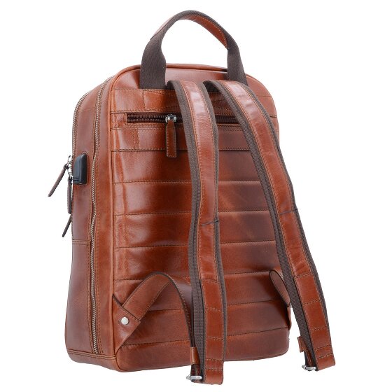 Picard Buddy backpack leather 39 cm laptop compartment