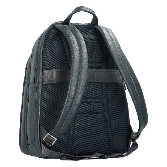 Piquadro Vibe backpack leather 43 cm laptop compartment