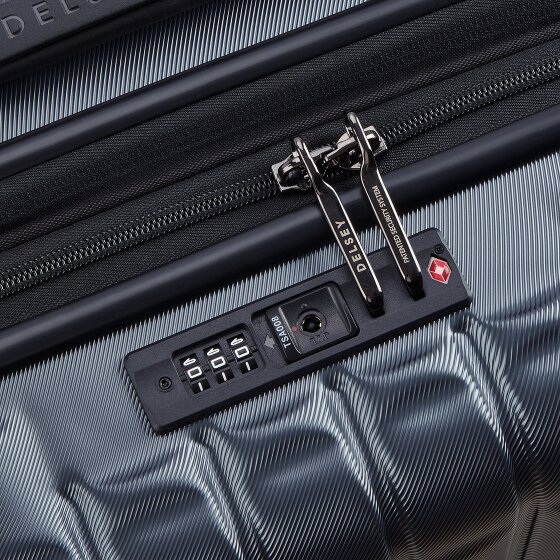 Delsey Paris Longitude 4 wheels Cabin trolley 55 cm with expansion pleat