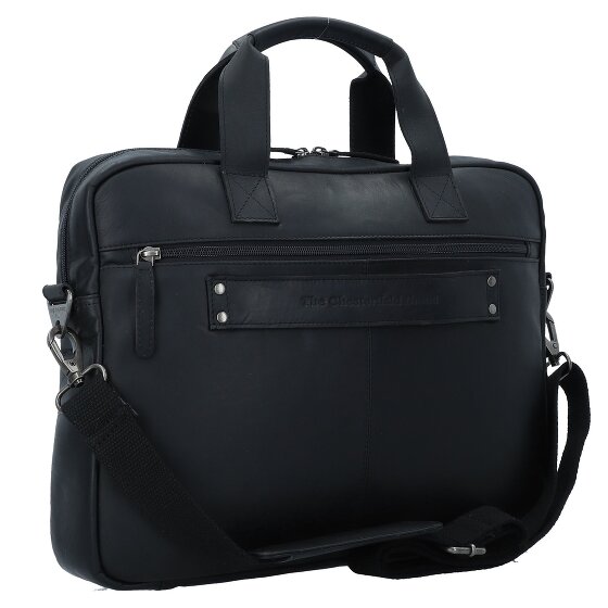 The Chesterfield Brand Wax Pull Up Briefcase Leather 40 cm Laptop compartment