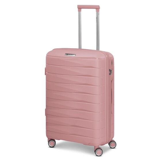 Franky London 4 wheels Trolley M 65 cm with expansion pleat