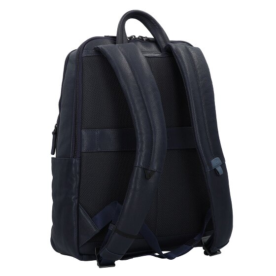 Piquadro Paavo Daypack Genuine Leather 43 cm Laptop compartment