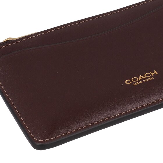 Coach New York Credit card case Leather 8 cm