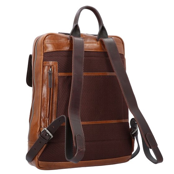 Castelijn & Beerens Rien backpack RFID leather 40 cm laptop compartment Castelijn & Beerens Rien backpack RFID leather 40 cm laptop compartment