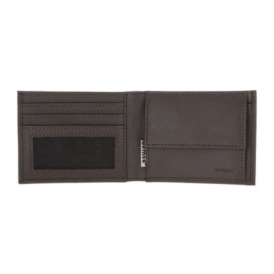 oxmox Leather Wallet RFID protection Genuine Leather 11 cm