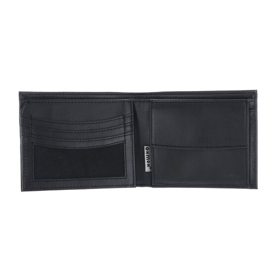 oxmox Leather Wallet RFID protection Genuine Leather 12 cm