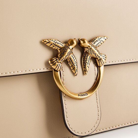 PINKO Love One One Handbag Leather 20 cm