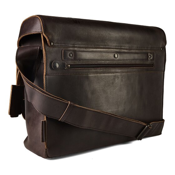 aunts & uncles Heritage Messenger Genuine Leather 41.5 cm Laptop compartment