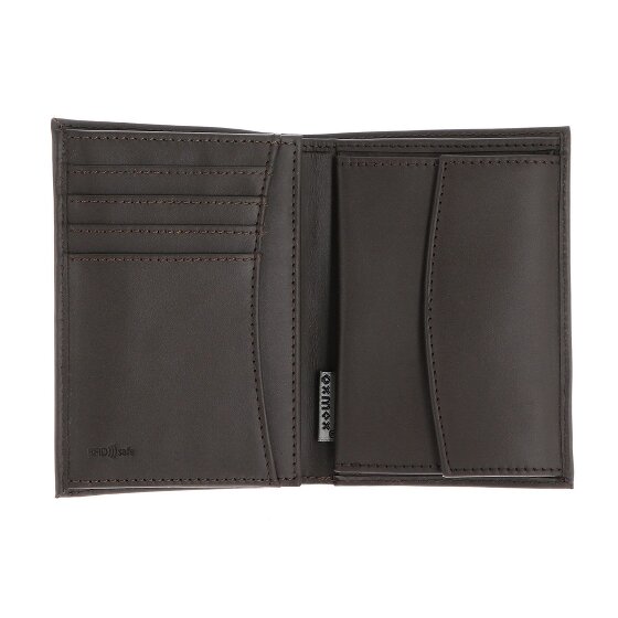 oxmox Leather Wallet RFID protection Genuine Leather 10 cm