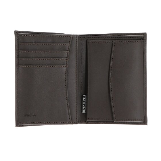 oxmox Leather Wallet RFID protection Genuine Leather 10 cm