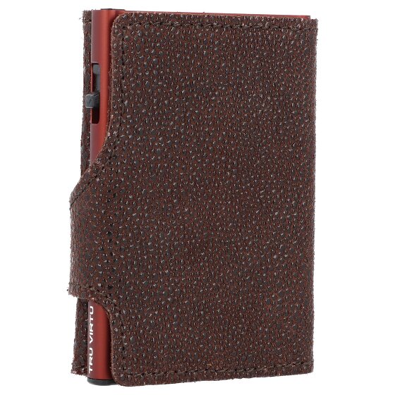 Tru Virtu Click & Slide credit card case wallet RFID leather 6.5 cm