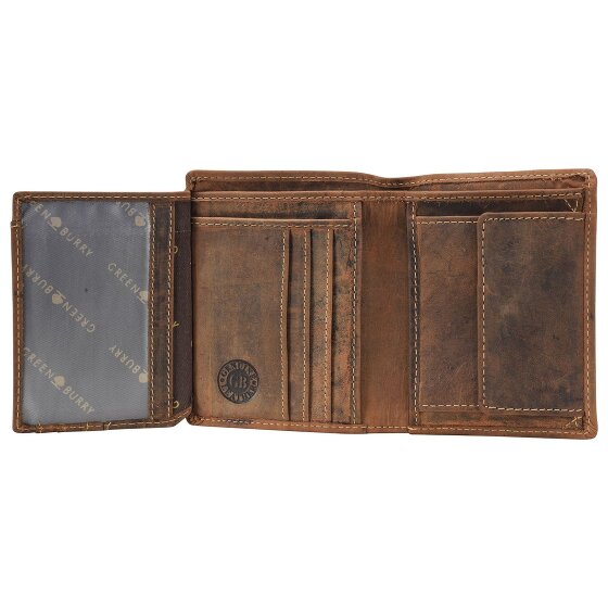 Greenburry Vintage stag wallet stag leather 9.5 cm