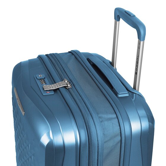 Gabol Queens 4 wheels Suitcase set 4-piece with expansion pleat