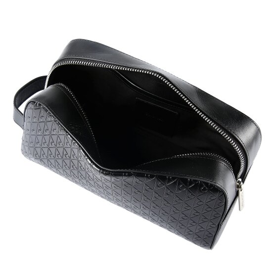 Calvin Klein CK AOP Toiletry bag Genuine Leather 27 cm