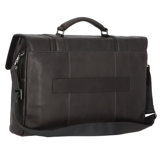 Piquadro Kobe briefcase leather 42 cm laptop compartment