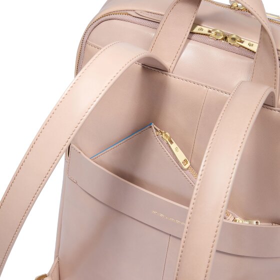 Piquadro Blue Square Daypack RFID protection Leather 37 cm Laptop compartment