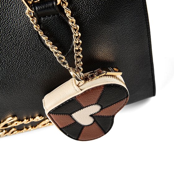 Love Moschino Heart Charm Shoulder Bag Genuine Leather 35 cm