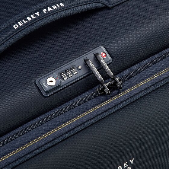 Delsey Paris Brochant 3 4 wheels Trolley 78 cm with expansion pleat