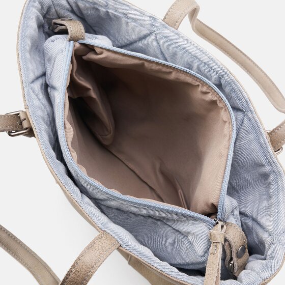 FredsBruder Reversible leather shopper 37 cm