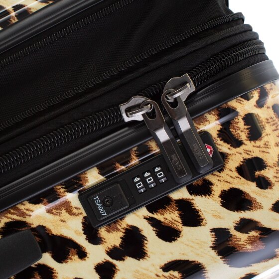 Heys Black Camo 4 wheels Suitcase set 3-piece with expansion pleat