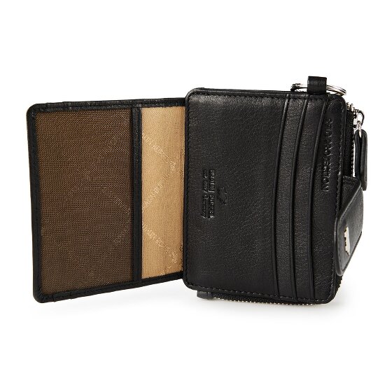 Braun Büffel Joy Credit card case RFID protection Genuine Leather 11 cm