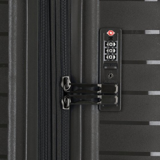 d&n Travel Line 4500 4 wheels Trolley L 75 cm with expansion pleat