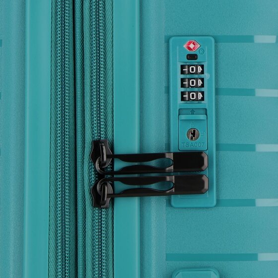 d&n Travel Line 4500 4 wheels Suitcase set 3-piece with expansion pleat