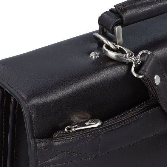 Davidts 460-462 Briefcase Leather 41 cm Laptop compartment