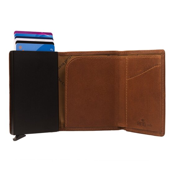 The Chesterfield Brand Lancaster Credit card case RFID protection Leather 7 cm