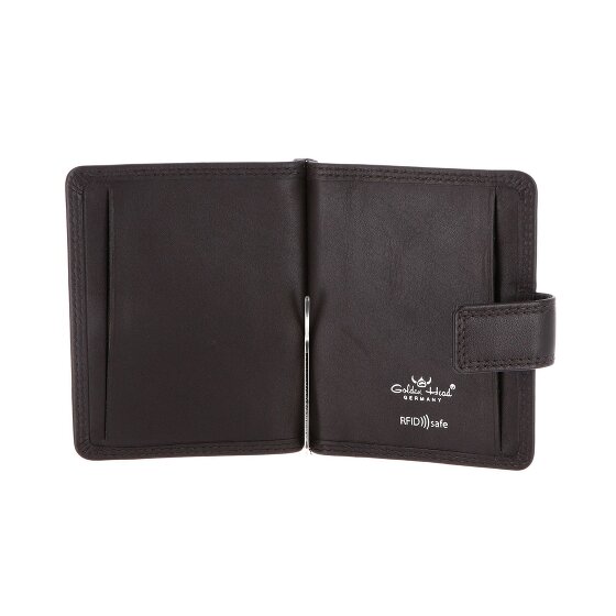 Golden Head Polo Wallet RFID protection Genuine Leather 10 cm