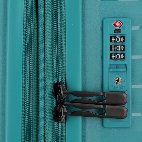 d&n Travel Line 4500 4 wheels Cabin suitcase S 55 cm Expandable
