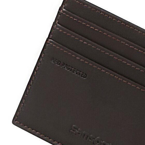 Samsonite Attack 3.0 Credit card case RFID protection Genuine Leather 10 cm