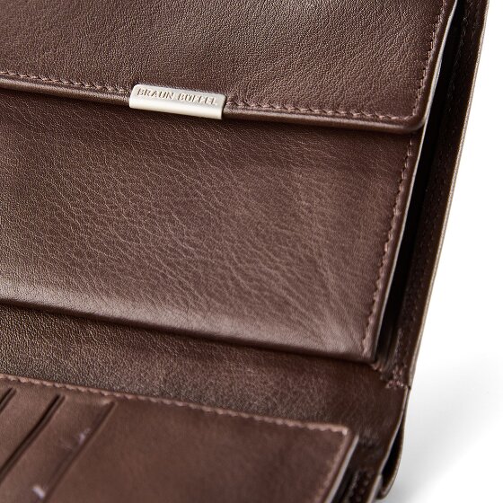 Braun Büffel Golf 3.0 Wallet RFID protection Leather 11 cm